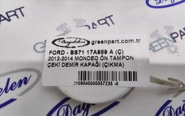 2012-2014 MONDEO ÖN TAMPON ÇEKİ DEMİR KAPAĞI (ÇIKMA)