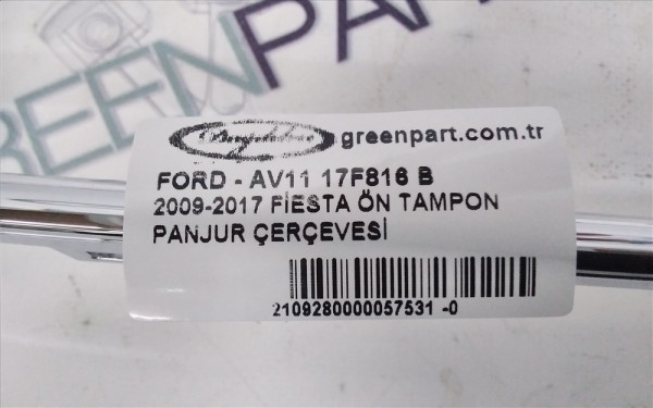 2009-2017 B-MAX ÖN TAMPON PANJUR ÇERÇEVESİ