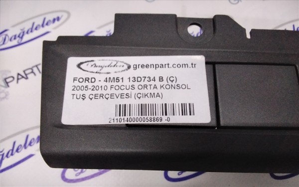 2005-2010 FOCUS ORTA KONSOL TUŞ ÇERÇEVESİ VE TUŞLAR(ÇIKMA)