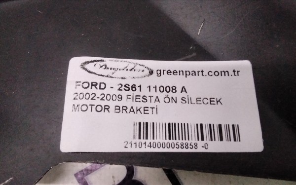 2002-2009 FİESTA ÖN SİLECEK MOTOR BRAKETİ