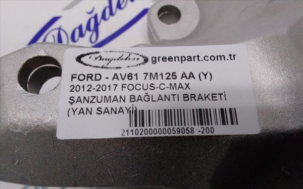 2012-2017 FOCUS-C-MAX ŞANZUMAN BAĞLANTI BRAKETİ (YAN SANAYİ)