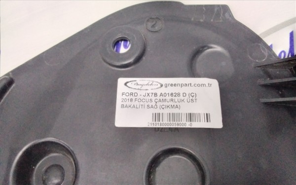 2018 FOCUS ÇAMURLUK ÜST BAKALİTİ SAĞ (ÇIKMA)
