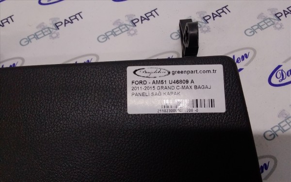 2011-2015 GRAND C-MAX BAGAJ PANELİ SAĞ KAPAK