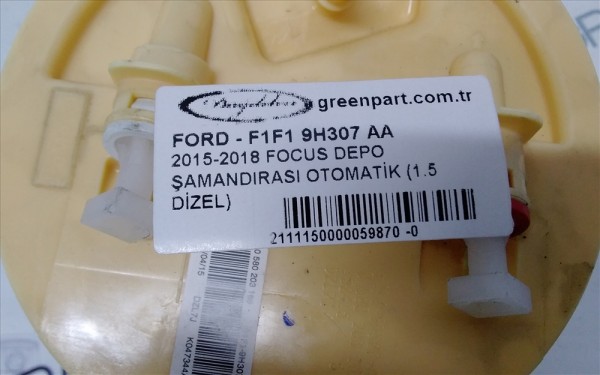 2015-2018 FOCUS DEPO ŞAMANDIRASI OTOMATİK (1.5 DİZEL)