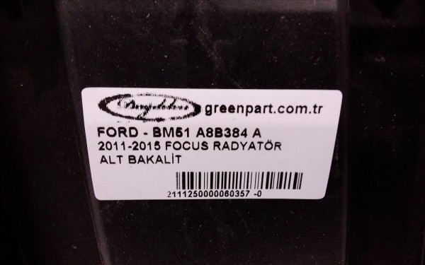 2011-2015 FOCUS RADYATÖR ALT BAKALİT