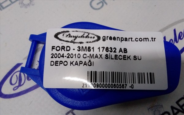 2004-2010 C-MAX SİLECEK SU DEPO KAPAĞI