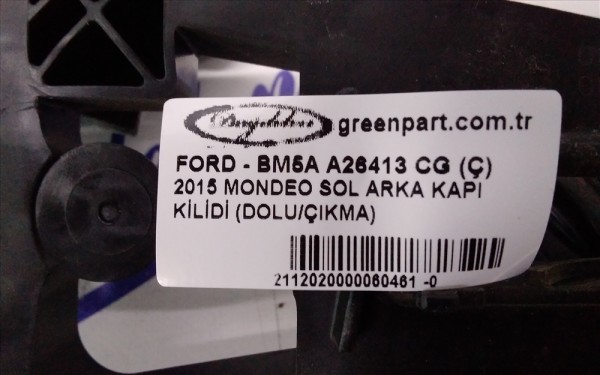 2015 MONDEO SOL ARKA KAPI KİLİDİ (DOLU/ÇIKMA)