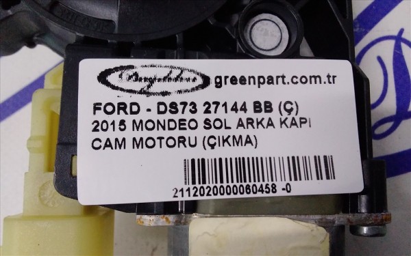 2015 MONDEO SOL ARKA KAPI CAM MOTORU (ÇIKMA)