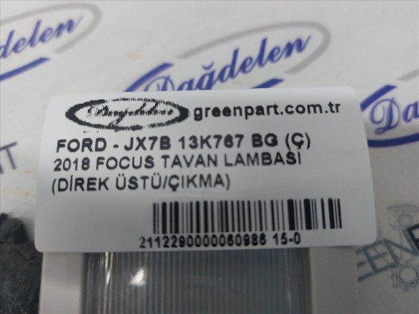 2018 FOCUS TAVAN LAMBASI (DİREK ÜSTÜ/ÇIKMA)
