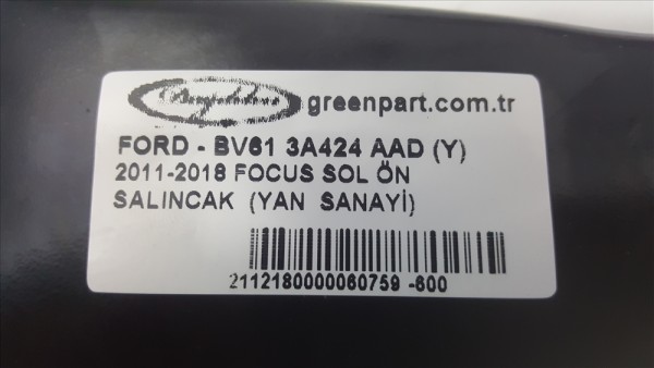 2011-2018 FOCUS SOL ÖN SALINCAK (YAN SANAYİ)