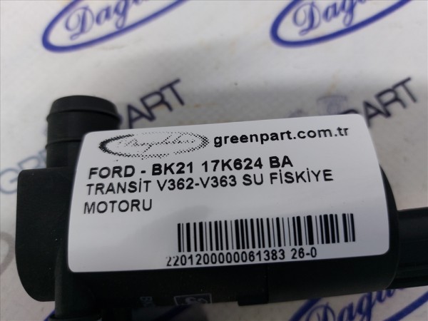 TRANSİT V362-V363 SU FİSKİYE MOTORU