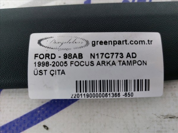 1998-2005 FOCUS ARKA TAMPON  ÜST ÇITA