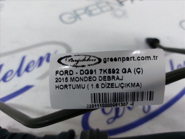 2015 MONDEO DEBRİYAJ HORTUMU ( 1.6 DİZEL/ÇIKMA)