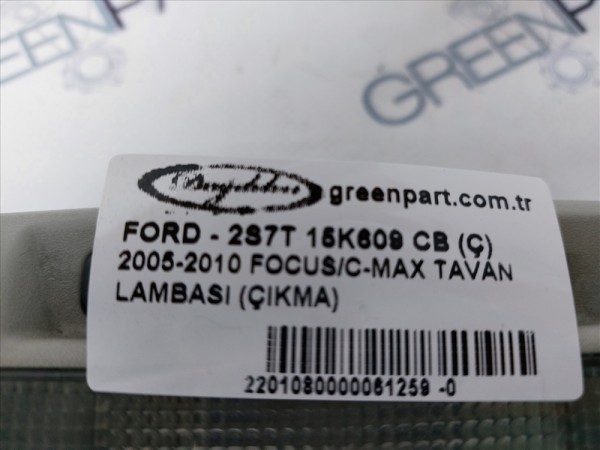 2005-2010 FOCUS/C-MAX TAVAN LAMBASI (ÇIKMA)