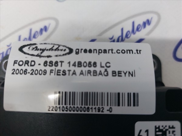 2006-2009 FİESTA AIRBAG BEYNİ