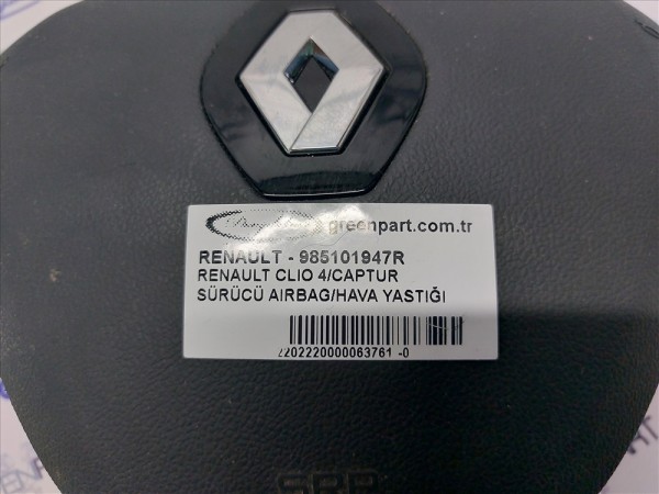 RENAULT CLIO 4/CAPTUR SÜRÜCÜ AIRBAG/HAVA YASTIĞI