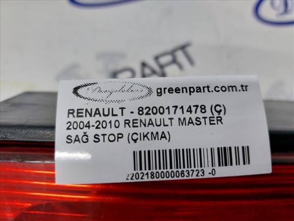 2004-2010 RENAULT MASTER SAĞ STOP (ÇIKMA)