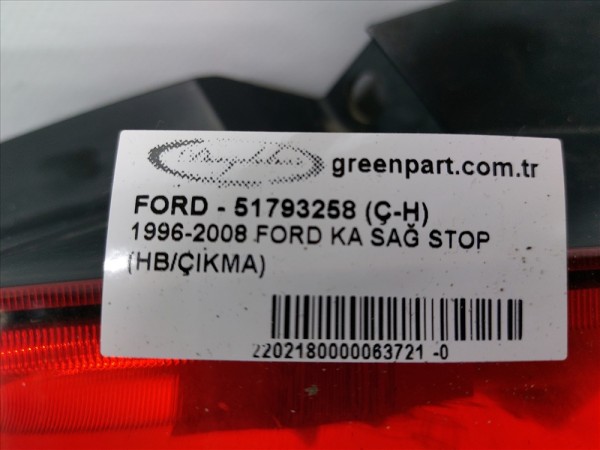 2008-2009 FORD KA SAĞ STOP (HB/ÇIKMA)