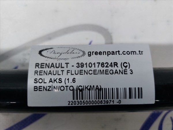 RENAULT FLUENCE/MEGANE 3 SOL AKS (1.6 BENZİN/OTO./ÇIKMA)