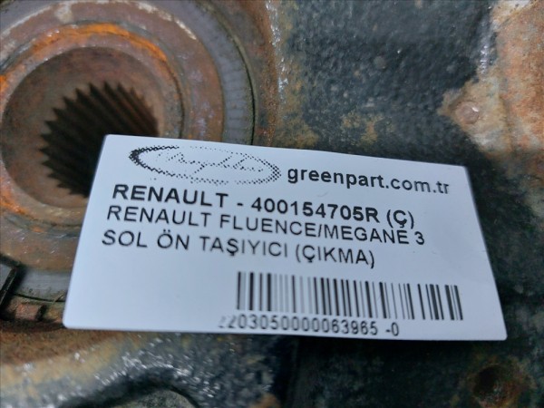 RENAULT FLUENCE/MEGANE 3 SOL ÖN TAŞIYICI (ÇIKMA)