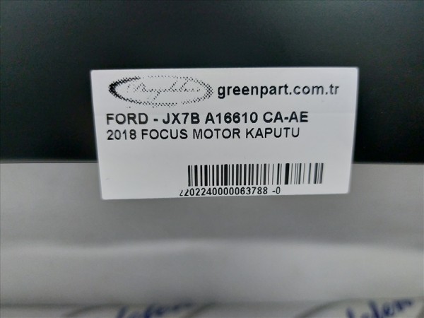 2018 FOCUS MOTOR KAPUTU