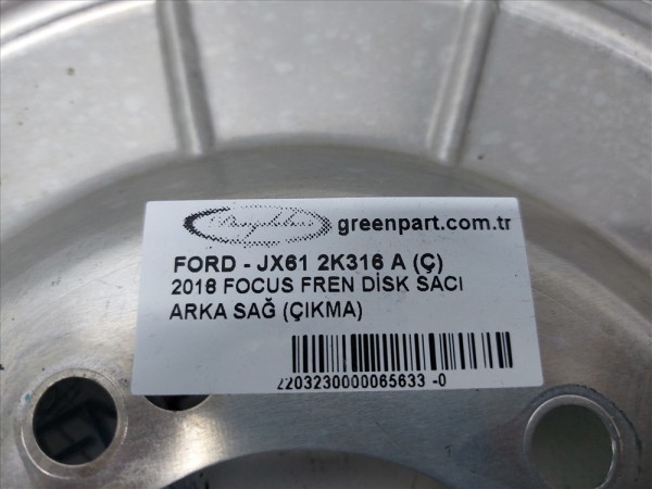 2018 FOCUS FREN DİSK SACI ARKA SAĞ (ÇIKMA)