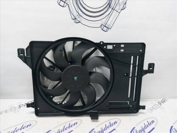 2011-2017 FOCUS/C-MAX FAN KOMPLE (1.6DZL/YAN SANAYİ)