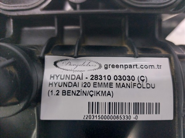 HYUNDAI i20 EMME MANİFOLDU (1.2 BENZİN/ÇIKMA)