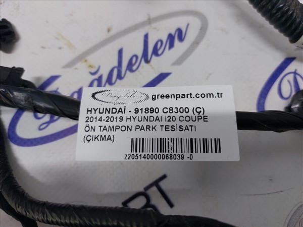 2014-2019 HYUNDAI i20 COUPE ÖN TAMPON PARK TESİSATI (ÇIKMA)