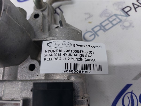 2014-2019 HYUNDAI i20 GAZ KELEBEĞİ (1.2 BENZİN/ÇIKMA)