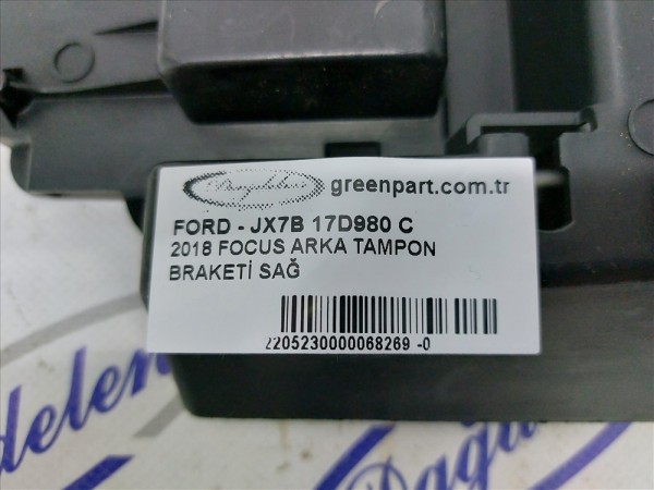 2018 FOCUS ARKA TAMPON BRAKETİ SAĞ