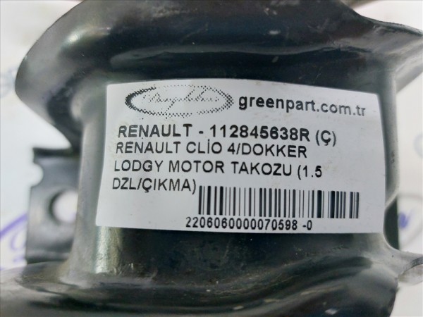 RENAULT CLİO 4/DOKKER LODGY MOTOR TAKOZU (1.5 DZL/ÇIKMA)