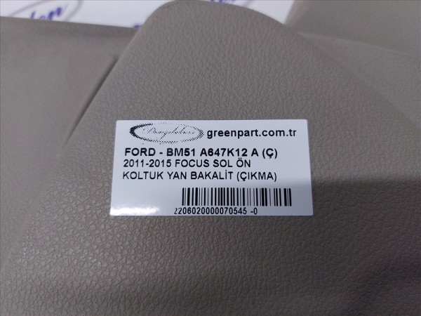 2011-2015 FOCUS SOL ÖN KOLTUK YAN BAKALİT (ÇIKMA)