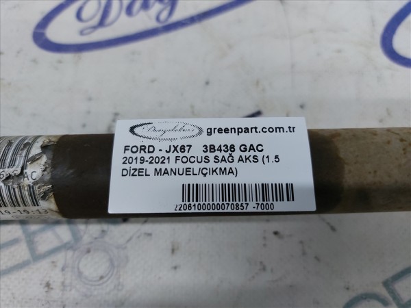 2019-2021 FOCUS SAĞ AKS (1.5 DİZEL MANUEL/ÇIKMA)