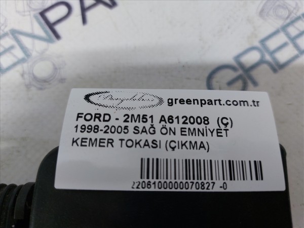 1998-2005 FOCUS SAĞ ÖN EMNİYET KEMER TOKASI (ÇIKMA)