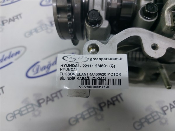 HYUNDAI TUCSON/ELANTRA/i30/i20 MOTOR SİLİNDİR KAPAĞI (ÇIKMA)