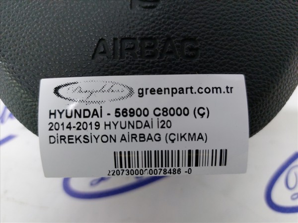 2014-2019 HYUNDAİ İ20 DİREKSİYON AİRBAG (ÇIKMA)