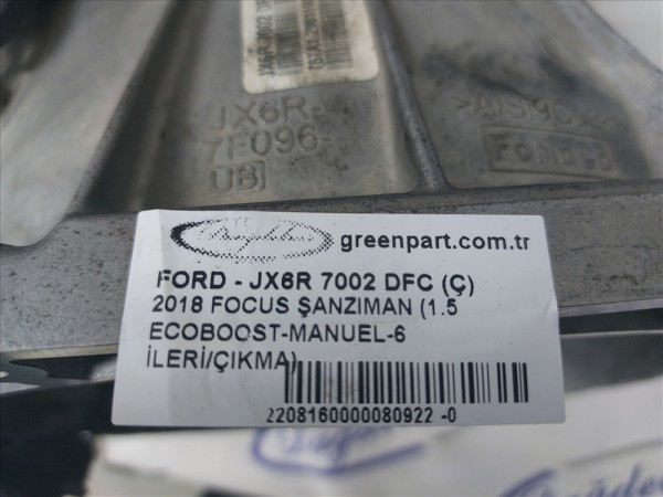2018 FOCUS ŞANZIMAN (1.5 ECOBOOST-MANUEL-6 İLERİ/ÇIKMA)