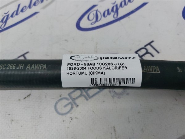 1998-2004 FOCUS KALORİFER HORTUMU 1.6 BENZİNLİ (ÇIKMA)