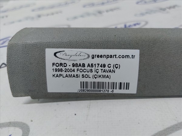 1998-2004 FOCUS İÇ TAVAN KAPLAMASI SOL (ÇIKMA)