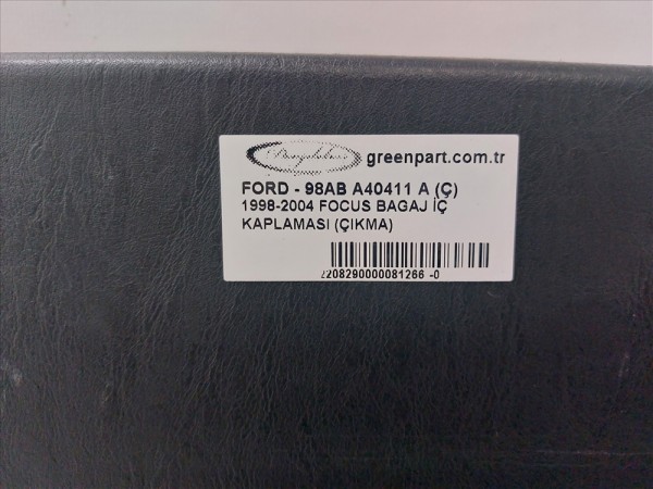 1998-2004 FOCUS BAGAJ İÇ KAPLAMASI (ÇIKMA)