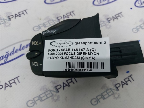 1998-2004 FOCUS-FİESTA 6 DİREKSİYON RADYO KUMANDASI (ÇIKMA)