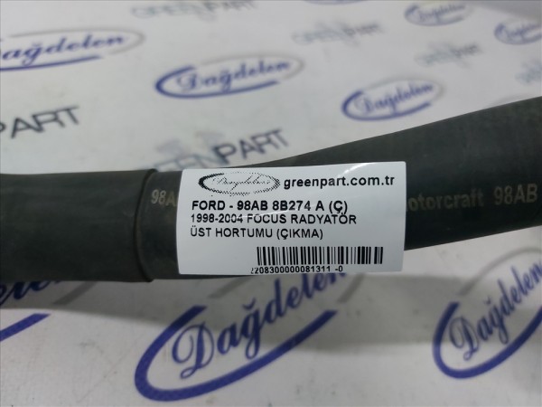 1998-2004 FOCUS RADYATÖR ÜST HORTUMU 1.6 BENZİNLİ(ÇIKMA)