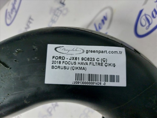 2018 FOCUS HAVA FİLTRE ÇIKIŞ BORUSU 1.0 MOTOR (ÇIKMA)