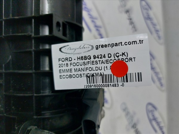 2018 FOCUS/FİESTA/ECOSPORT EMME MANİFOLDU (1.0 ECOBOOST/ÇIKMA)