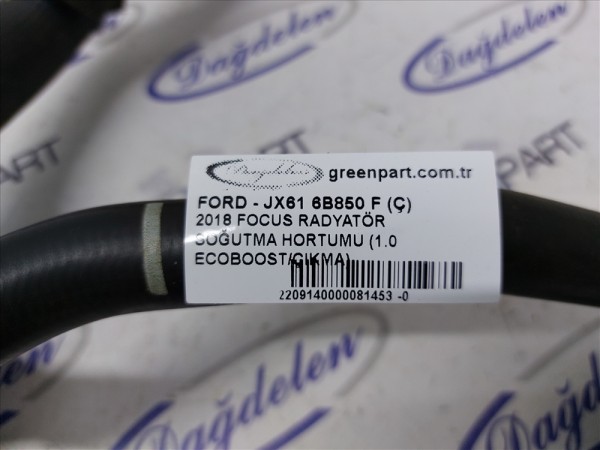 2018 FOCUS RADYATÖR SOĞUTMA HORTUMU (1.0 ECOBOOST/ÇIKMA)