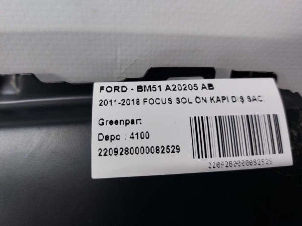 2011-2018 FOCUS SOL ÖN KAPI DIŞ SACI