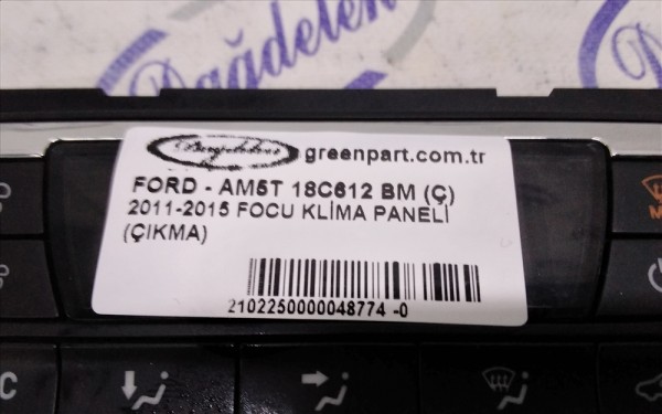 2011-2015 FOCU KLİMA PANELİ (ÇIKMA)