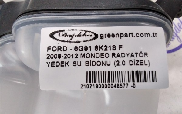 2008-2012 MONDEO RADYATÖR YEDEK SU BİDONU (1.6/2.0 DİZEL)