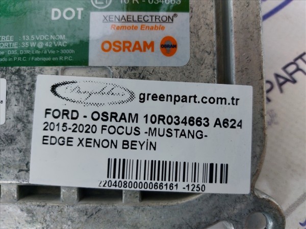 2015-2020 FOCUS -MUSTANG-EDGE XENON BEYİN 